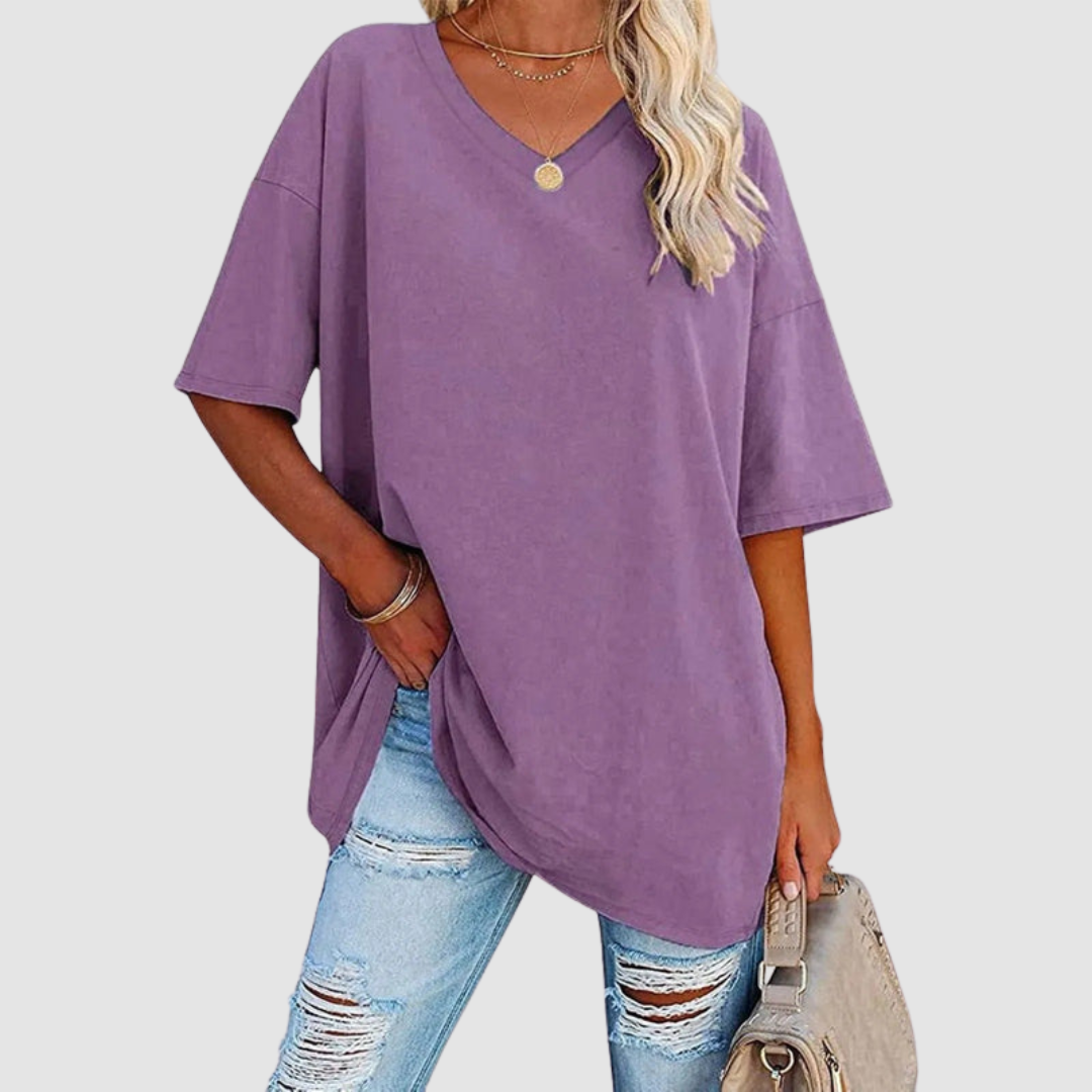 Gabrielle™ | Elegant V-neck T-Shirt