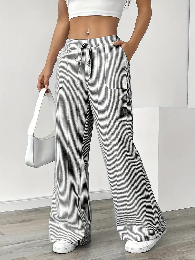 Elise™ | Relaxed Stripe Pants