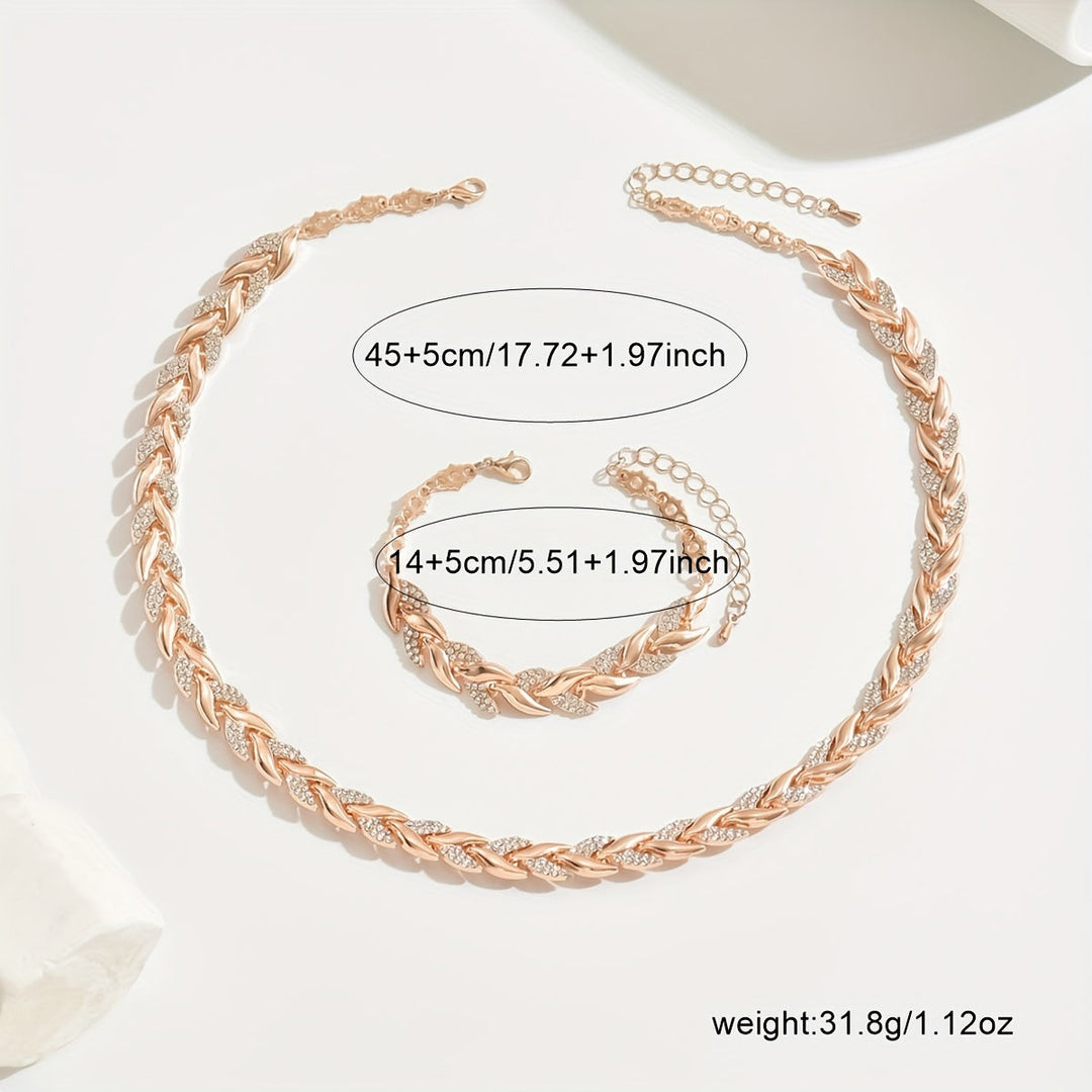 Lucia | Fishtail Crystal Jewellery Set