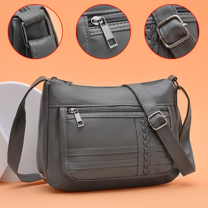 Elara™ | Vintage Crossbody Shoulder Bag