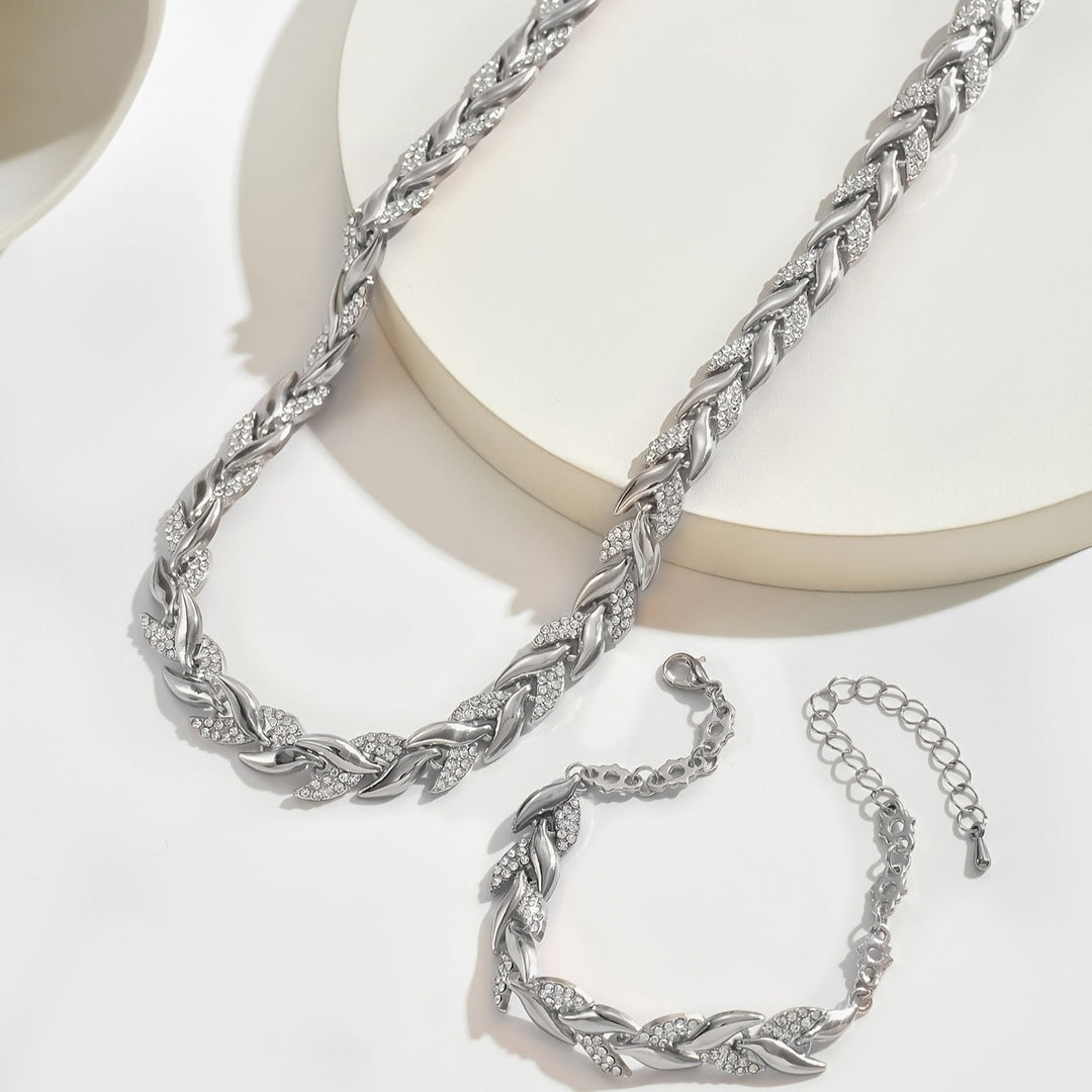Lucia | Fishtail Crystal Jewellery Set