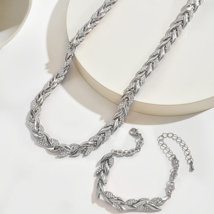 Lucia | Fishtail Crystal Jewellery Set