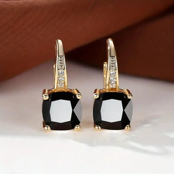 Mystic | Sapphire Stone Hoop Earrings