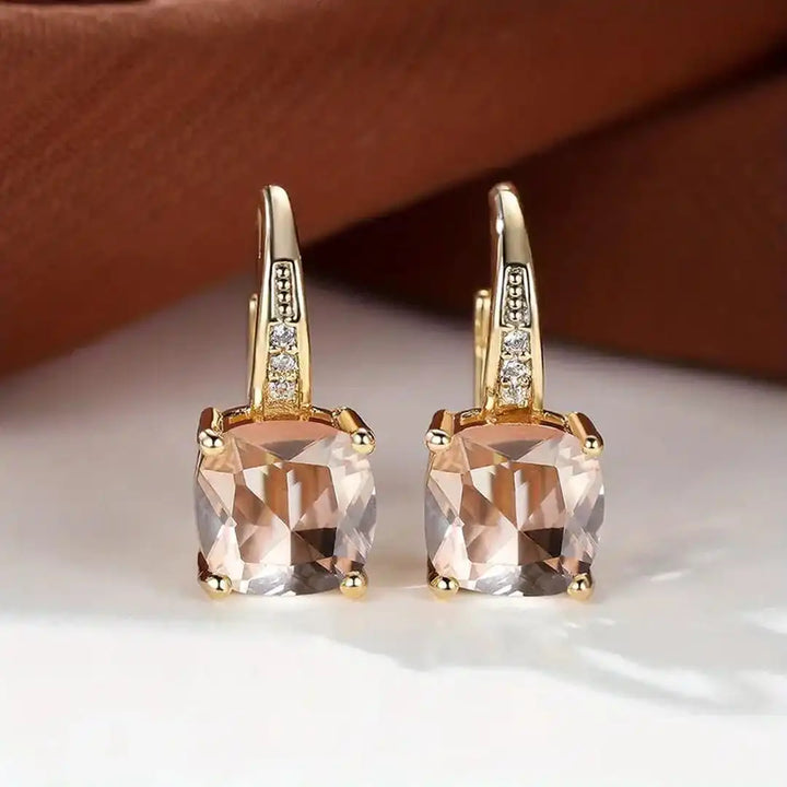 Mystic | Sapphire Stone Hoop Earrings