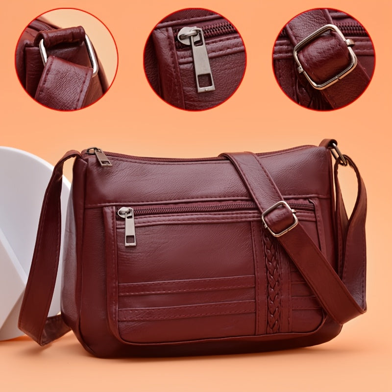 Elara™ | Vintage Crossbody Shoulder Bag