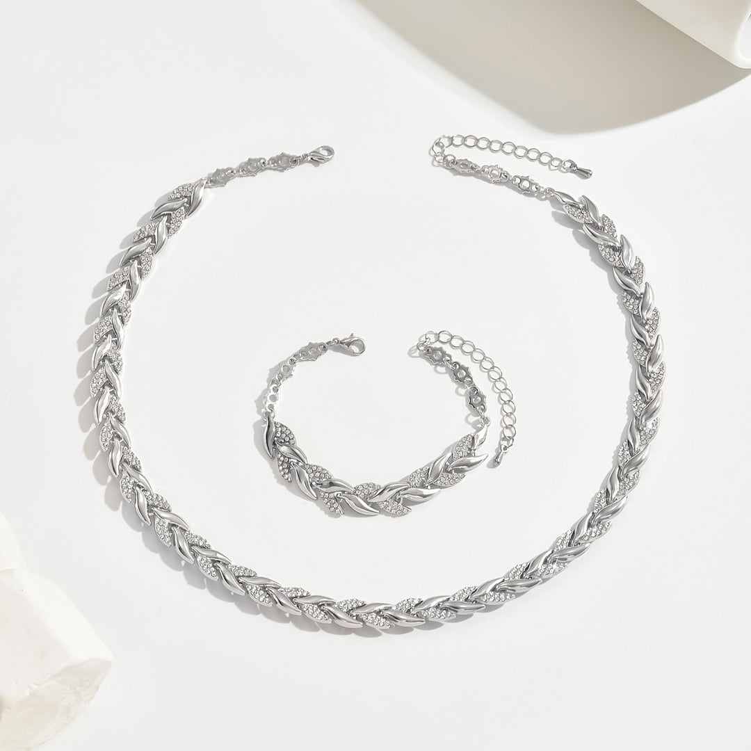 Lucia | Fishtail Crystal Jewellery Set