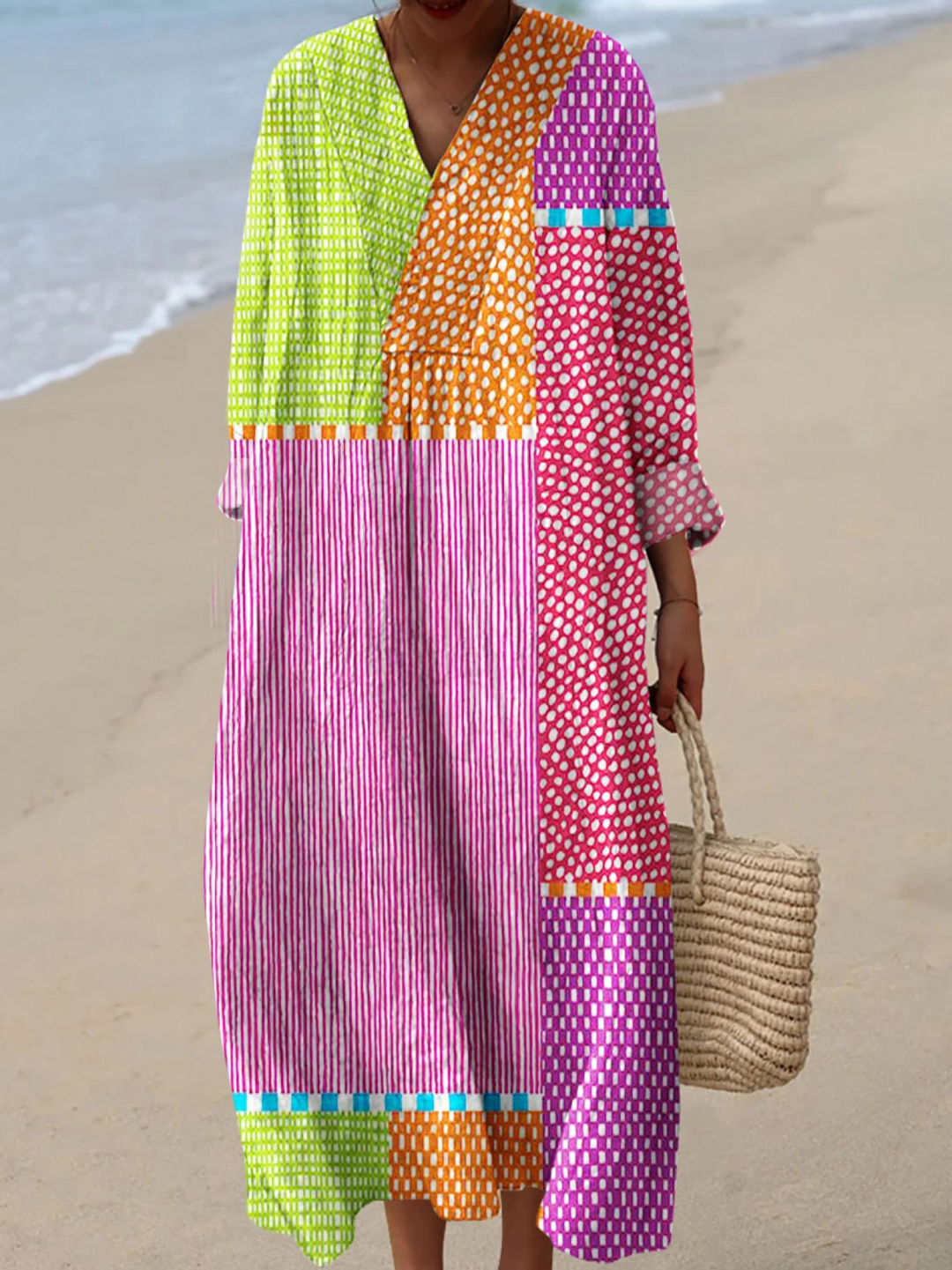 Bianca | Airy Spring Dress with Long Sleeves