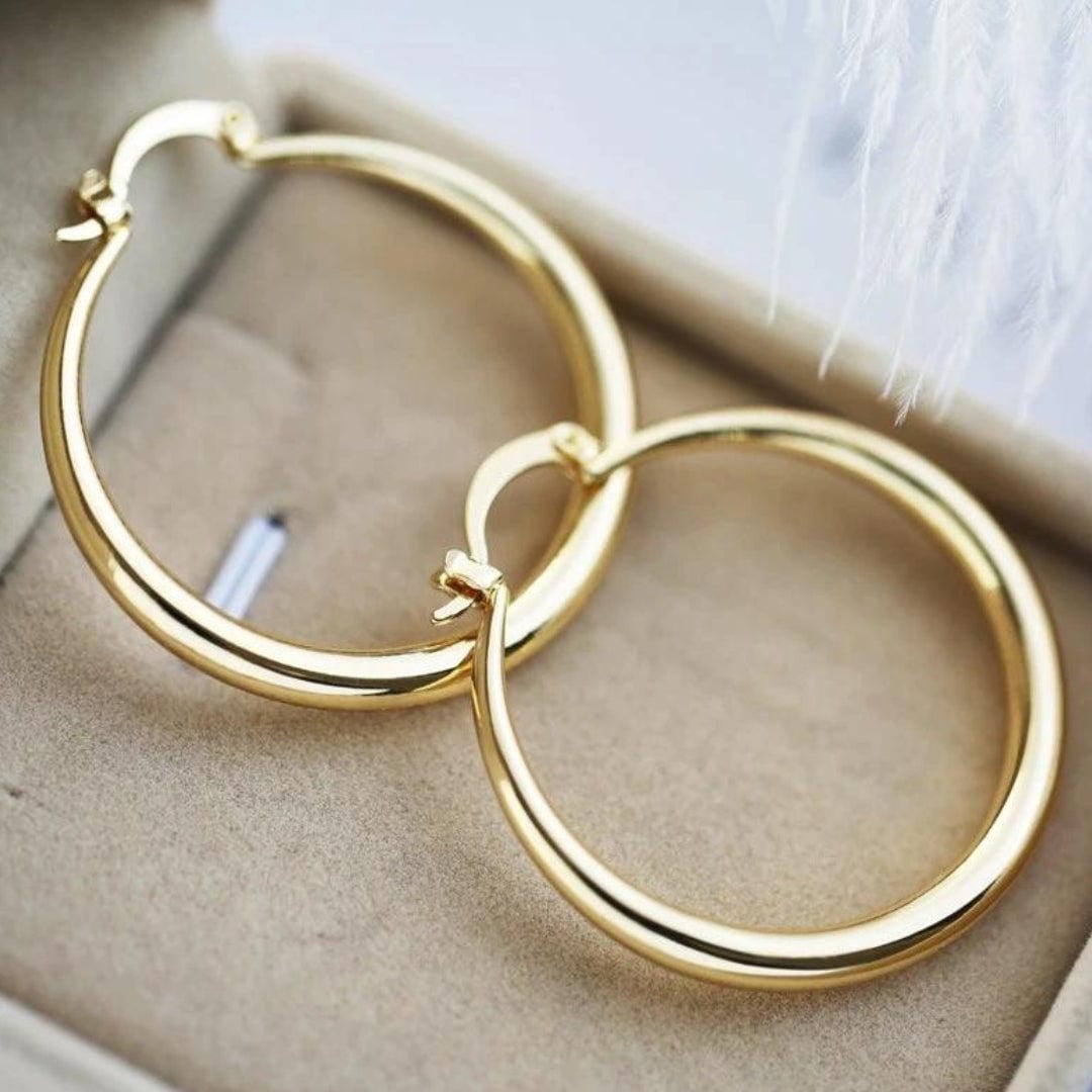 Radiant | Large Gold Hoops
