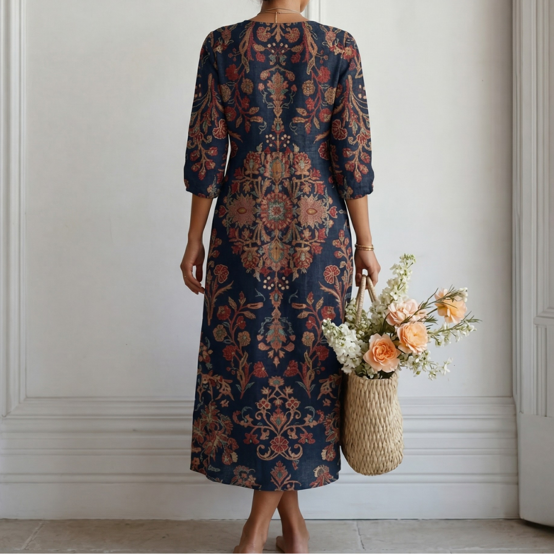 Leire | Ethnic Style Maxi Dress
