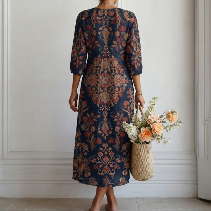 Leire | Ethnic Style Maxi Dress