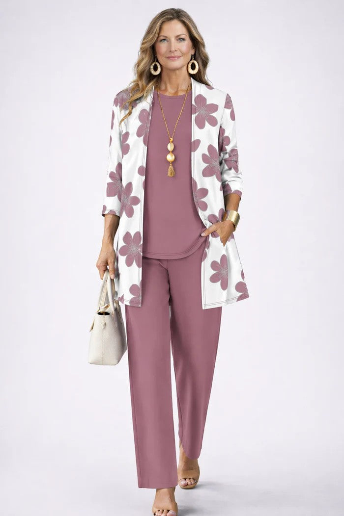 Margaret 3-piece set - Dusky Pink