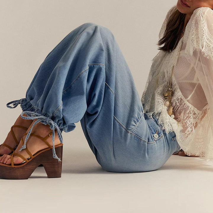Oriselle | Elegant Flowy-Fit Jeans
