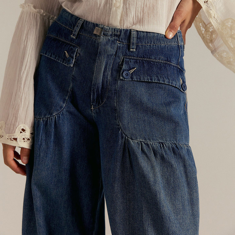 Oriselle | Elegant Flowy-Fit Jeans
