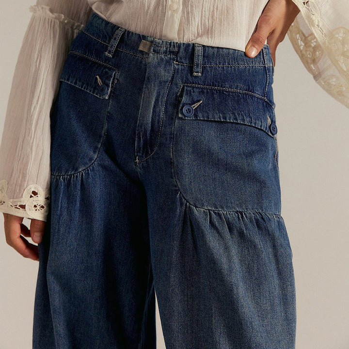 Oriselle | Elegant Flowy-Fit Jeans