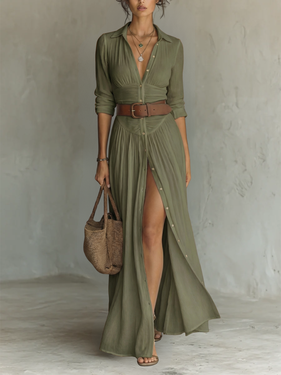 Margot maxi dress - Green