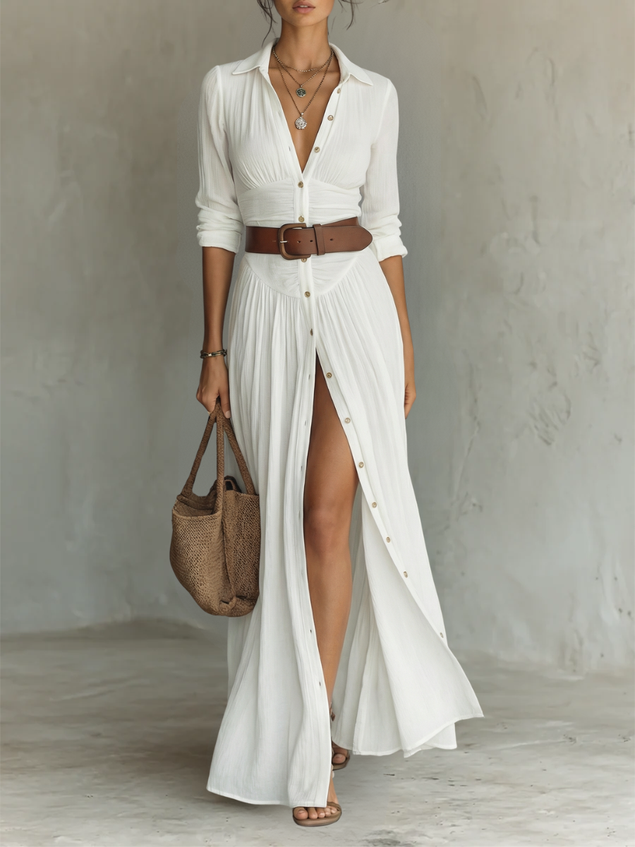 Margot maxi dress - White