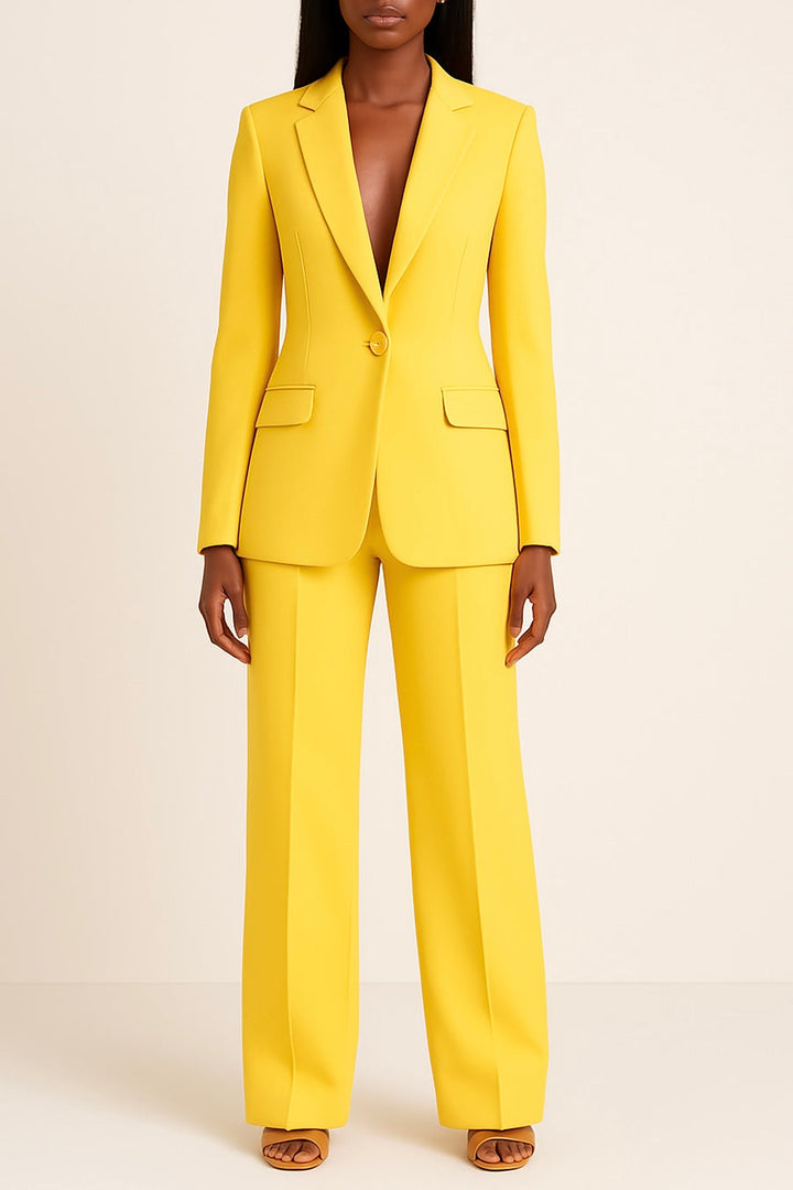 Ella | Chic Formal Suit Set with Tailored Long Blazer for Women