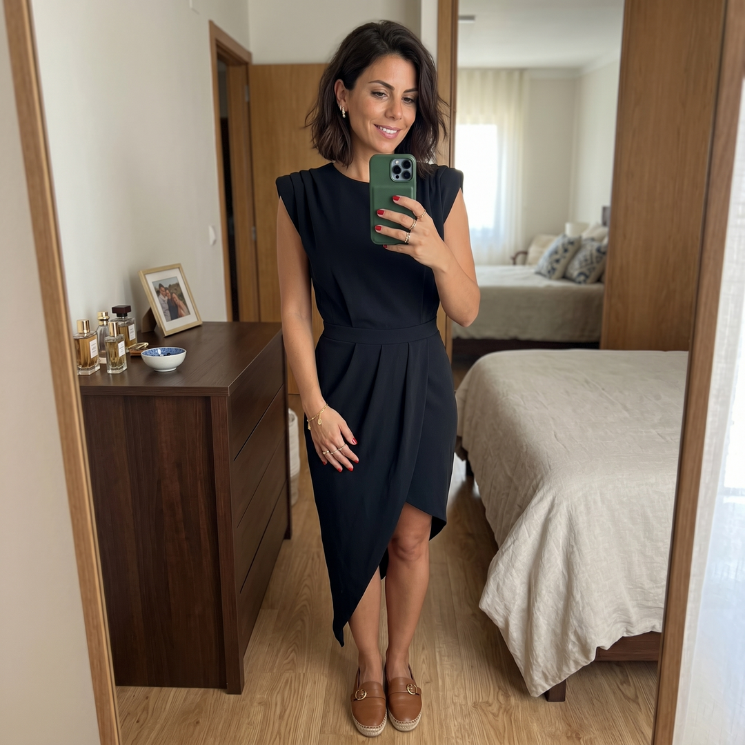 Florence | Asymmetric Power Dress