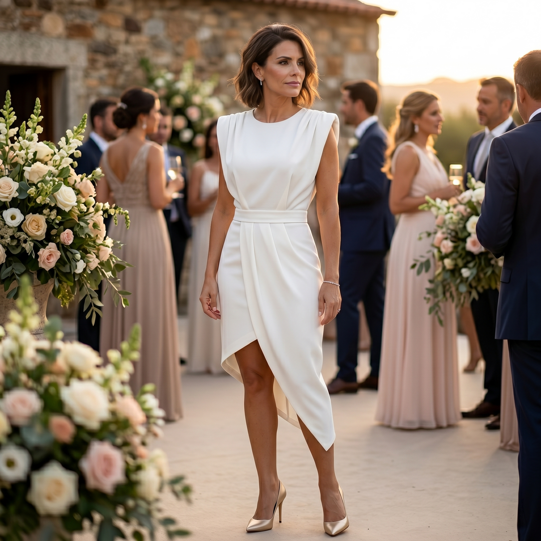 Florence | Asymmetric Power Dress