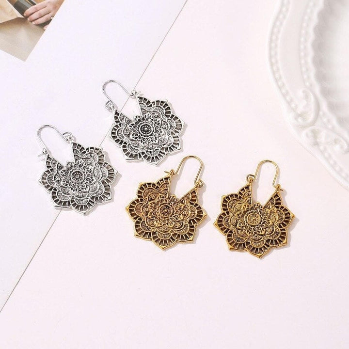 Lotus | Mandala Earrings