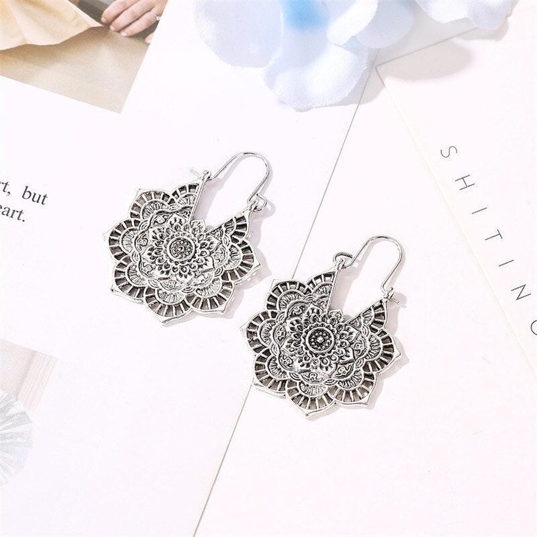 Lotus | Mandala Earrings