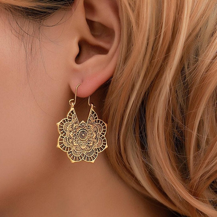 Lotus | Mandala Earrings