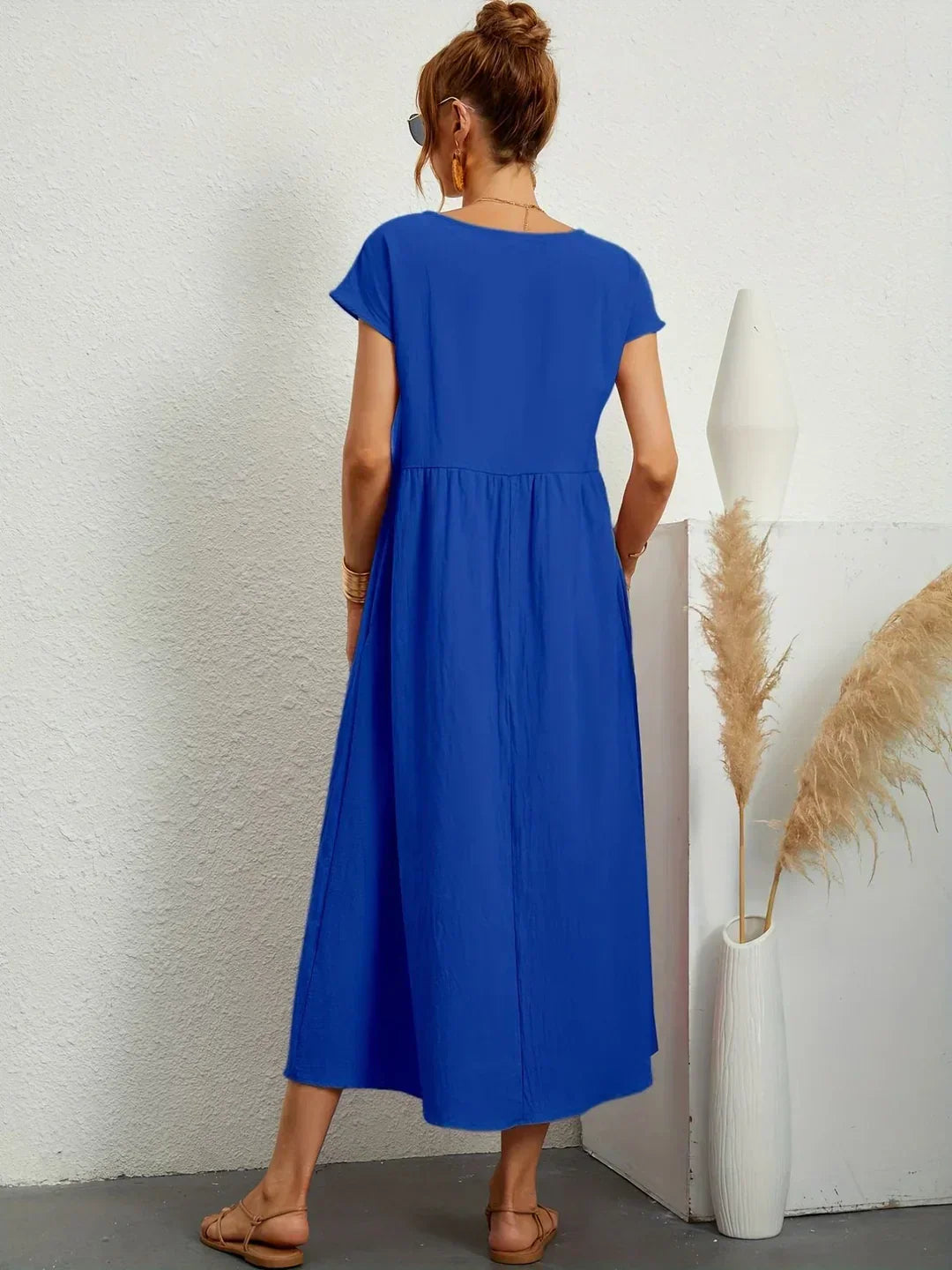 Gabrielle™ | Timeless Elegance Flowing Midi Dress