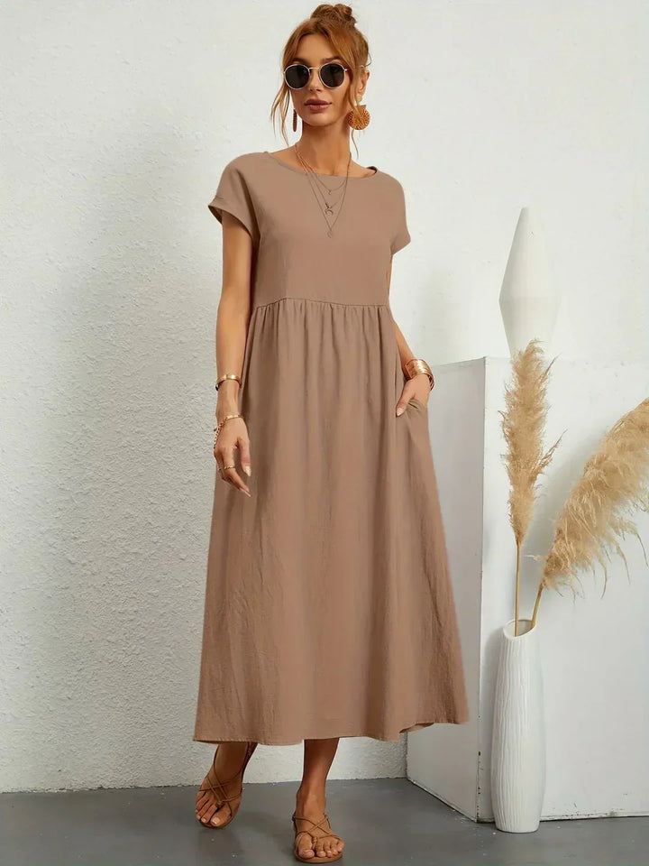 Gabrielle™ | Timeless Elegance Flowing Midi Dress