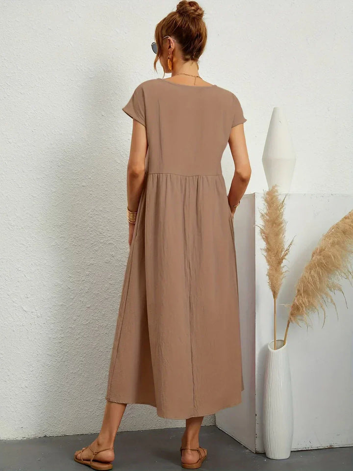 Gabrielle™ | Timeless Elegance Flowing Midi Dress