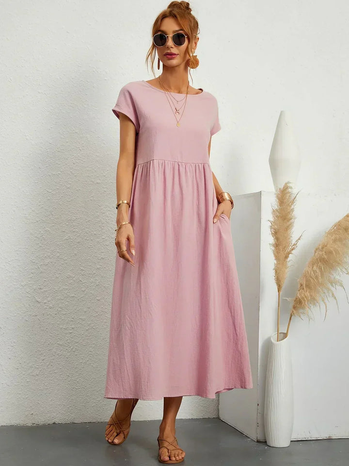 Gabrielle™ | Timeless Elegance Flowing Midi Dress