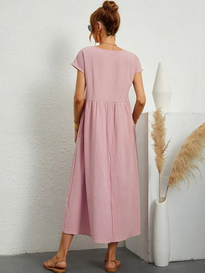 Gabrielle™ | Timeless Elegance Flowing Midi Dress
