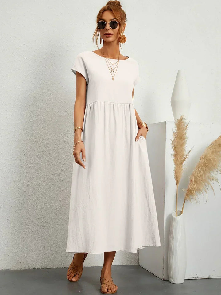 Gabrielle™ | Timeless Elegance Flowing Midi Dress