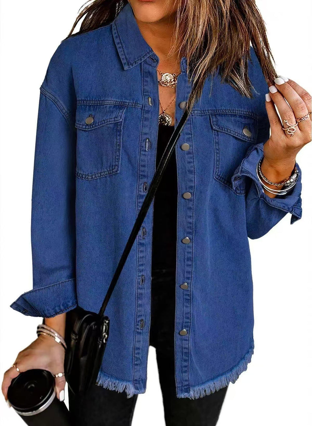 Katja denim jacket - Navy Blue