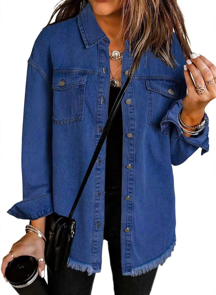 Katja denim jacket - Navy Blue