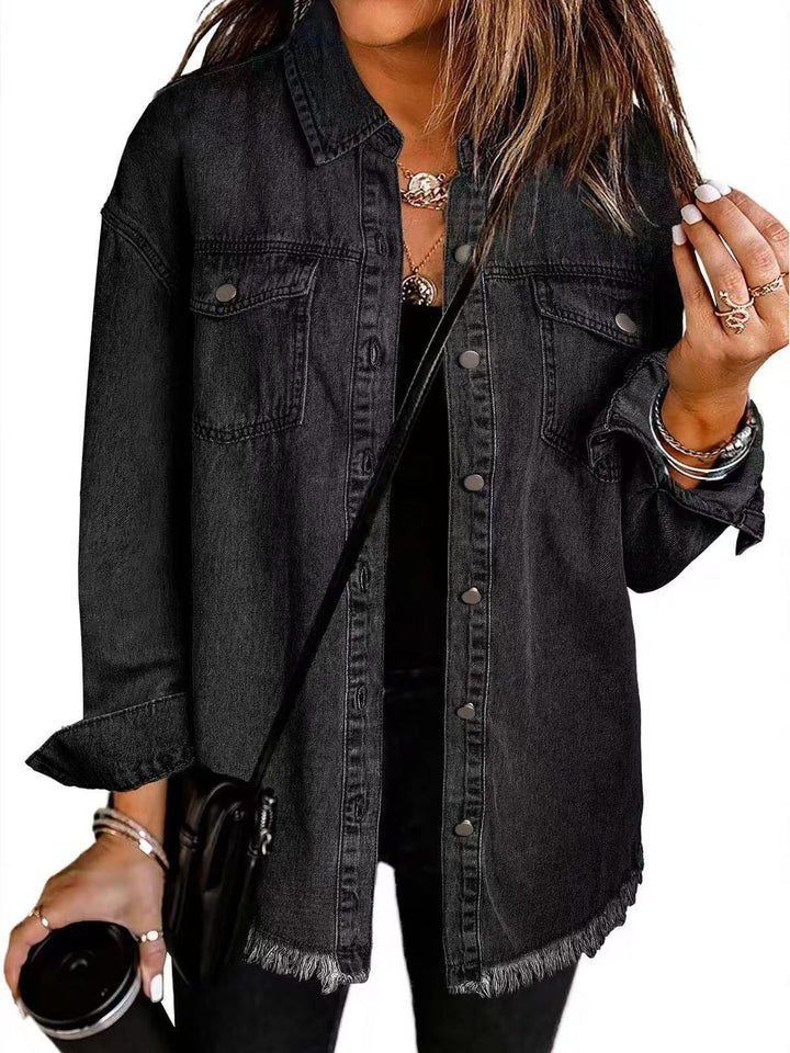 Katja denim jacket - Black
