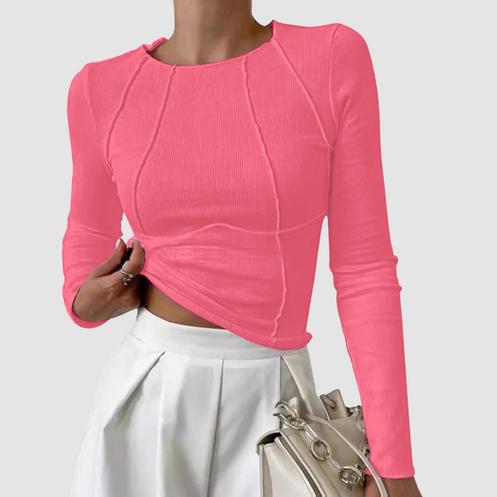 Denise™ | Elegant Casual Long-Sleeve Top