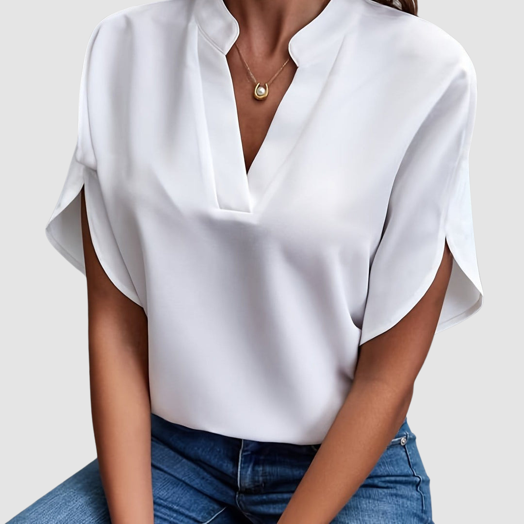 Elain™ | Draped Blouse
