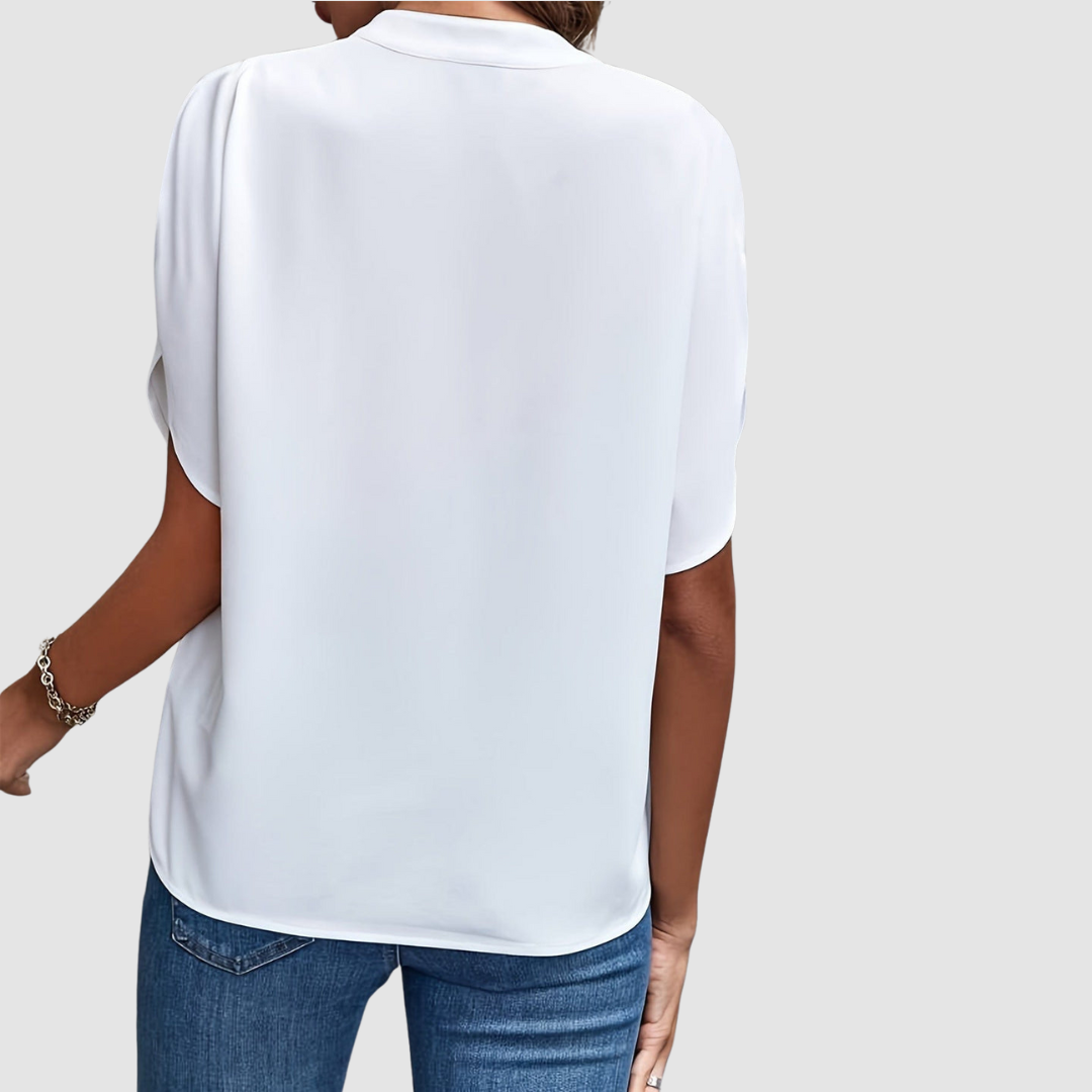 Elain™ | Draped Blouse