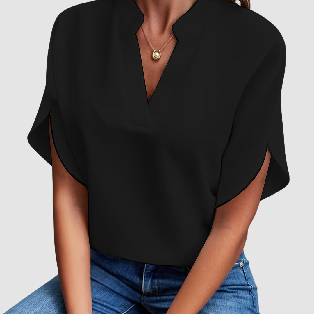 Elain™ | Draped Blouse
