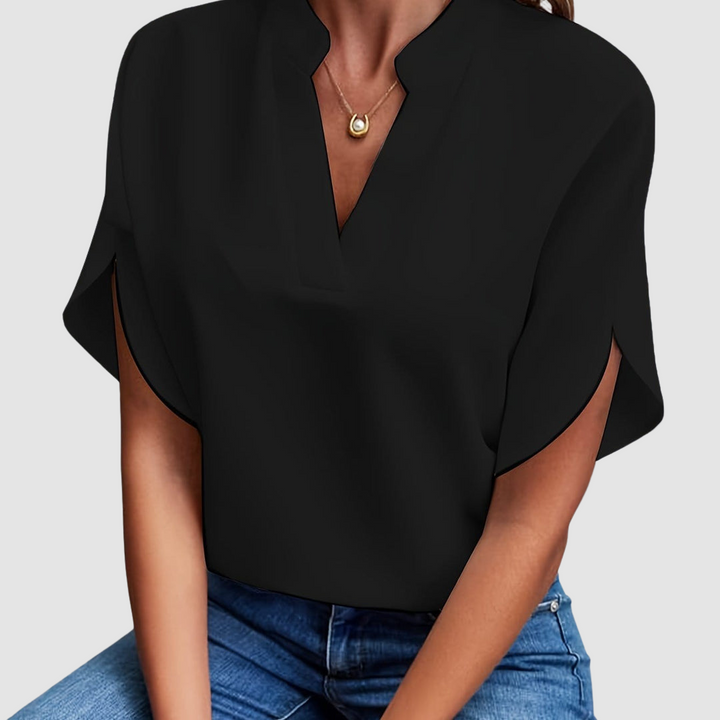 Elain™ | Draped Blouse