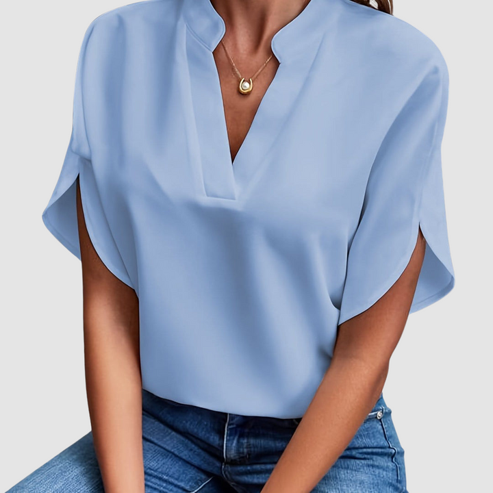 Elain™ | Draped Blouse
