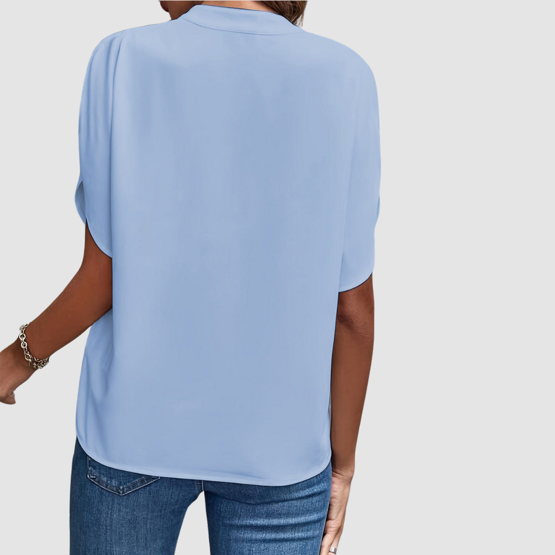 Elain™ | Draped Blouse