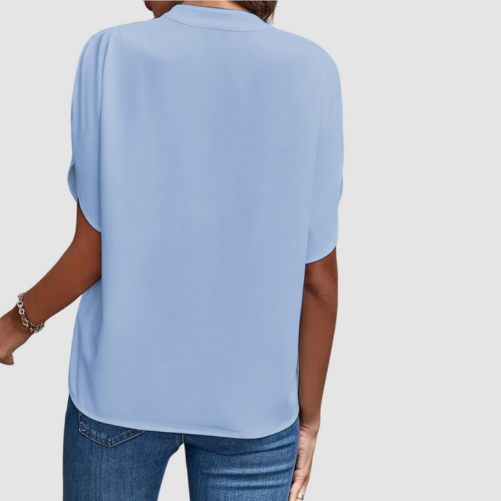 Elain™ | Draped Blouse