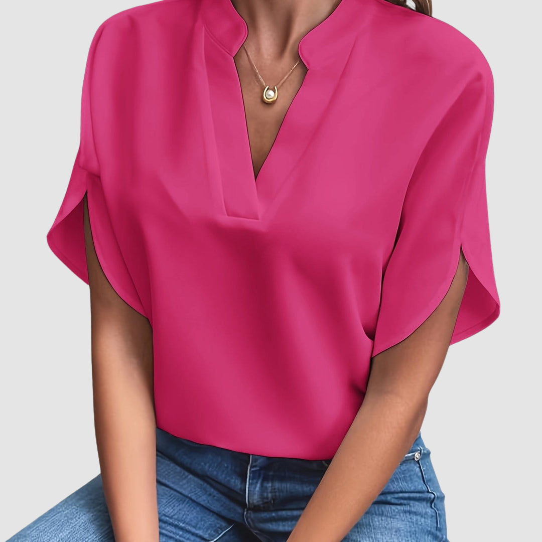 Elain™ | Draped Blouse