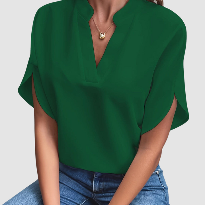 Elain™ | Draped Blouse