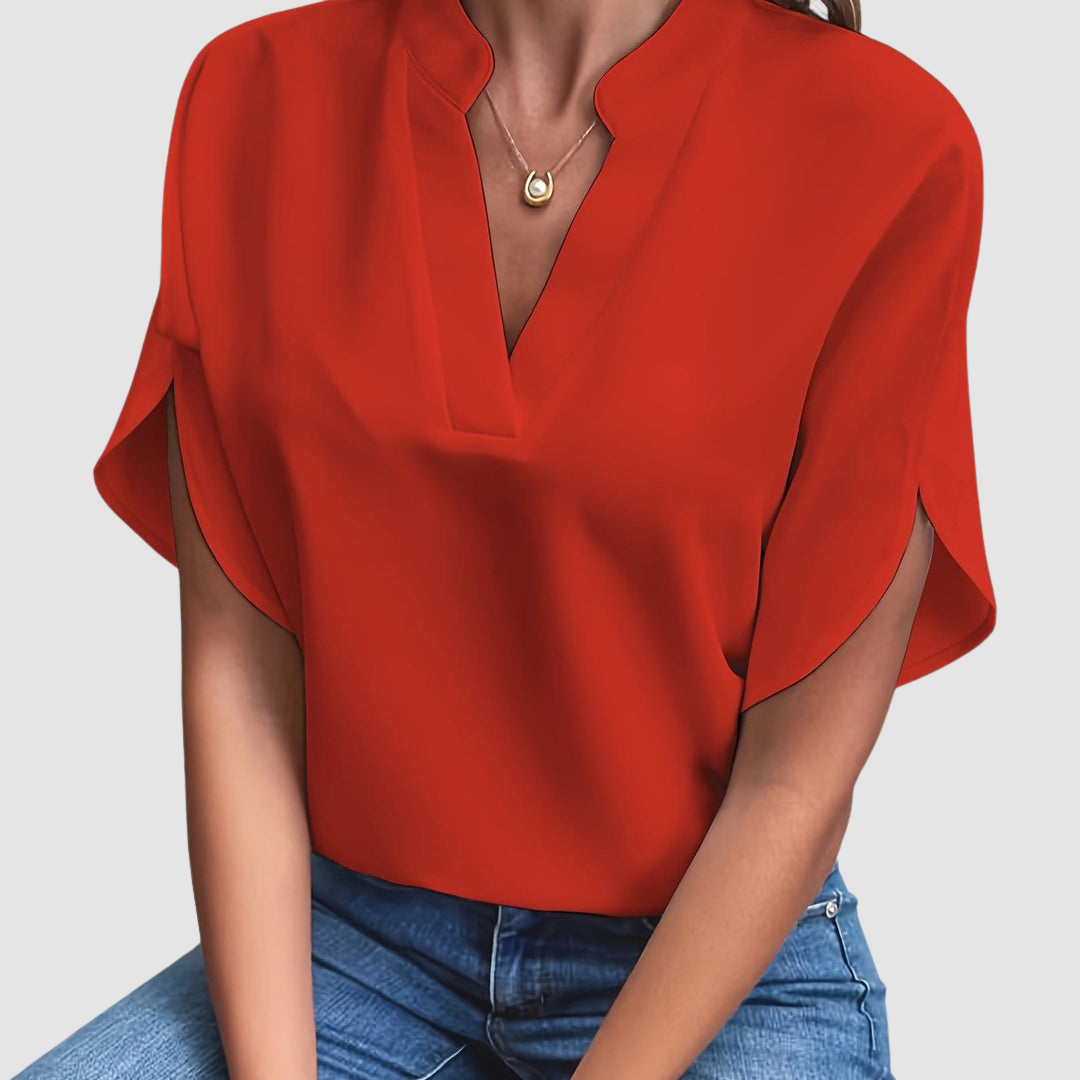 Elain™ | Draped Blouse
