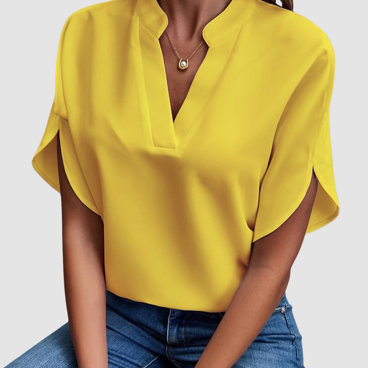 Elain™ | Draped Blouse