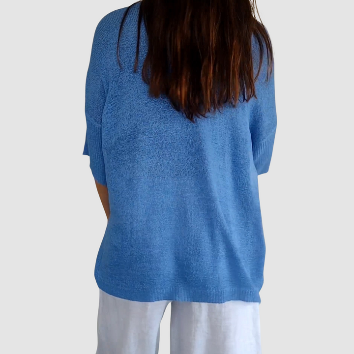 Camille™ | Knit V-Neck Top