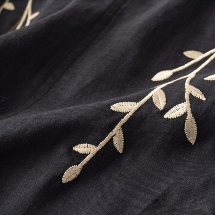 Margarita™ | Loose Retro Cotton-Linen Top