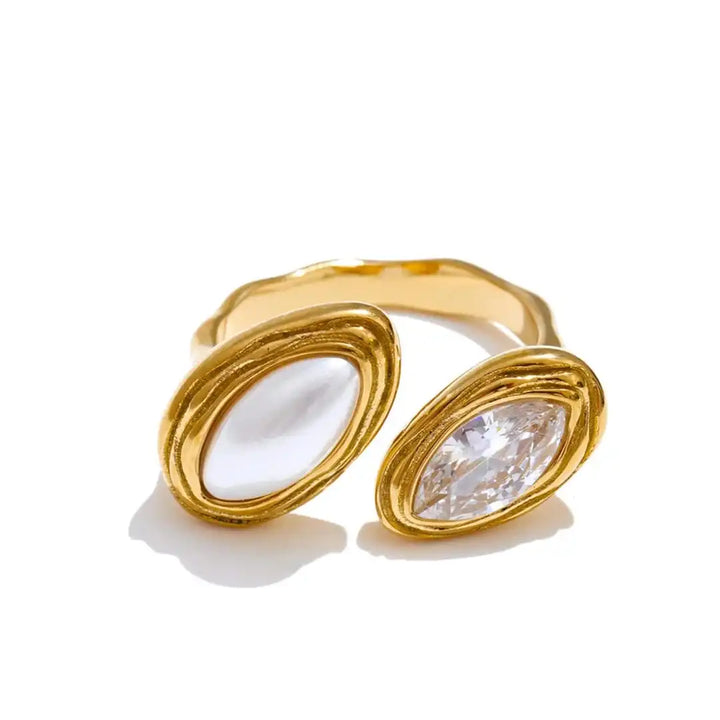 Double | Marquise Bypass Ring
